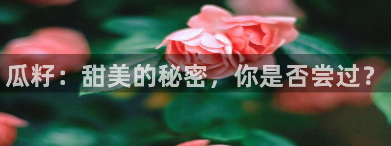 51吃瓜今日吃瓜入口最新:瓜籽:甜美的秘密,你是否尝过?